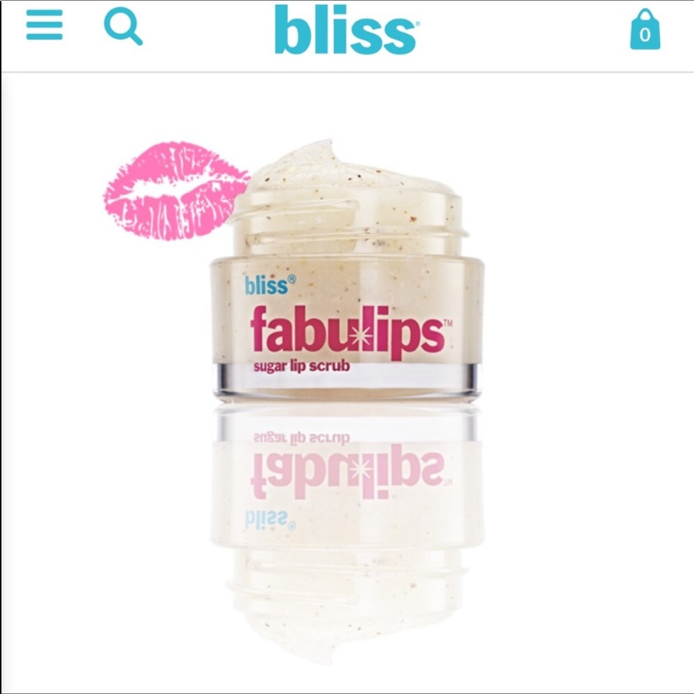 BNIB BLISS FABULIPS SUGAR LIP SCRUB